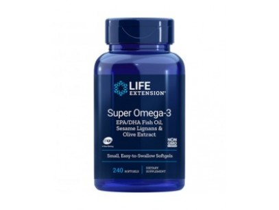 Life Extension Super Omega-3 EPA/DHA with Sesame Lignans & Olive Extract