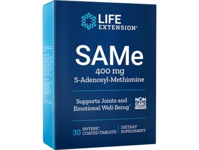 Life Extension SAMe (S-Adenosyl-Methionine) 400mg enteric coated